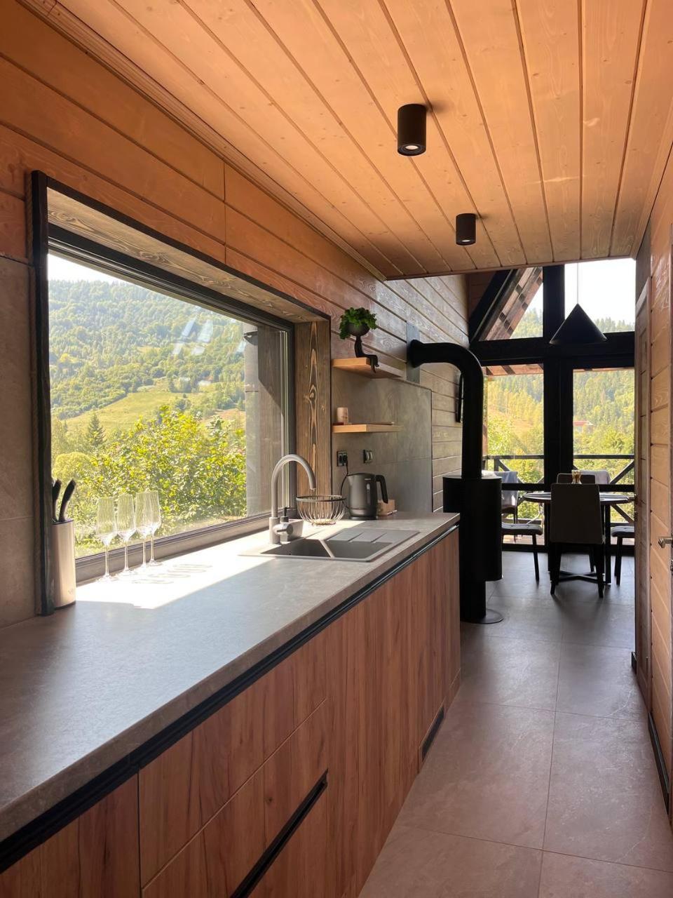 Valley Hills-Котедж На Схилах Гір З Чаном-Джакузі Slavsko Exterior foto